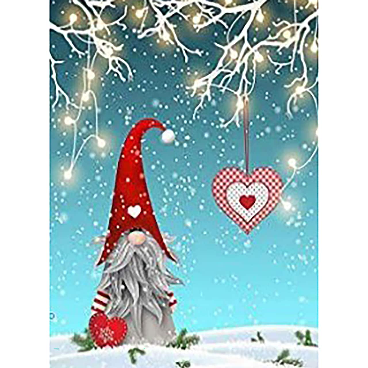 Sparkly Selections Christmas Elf Diamond Painting Kit, Square Diamonds